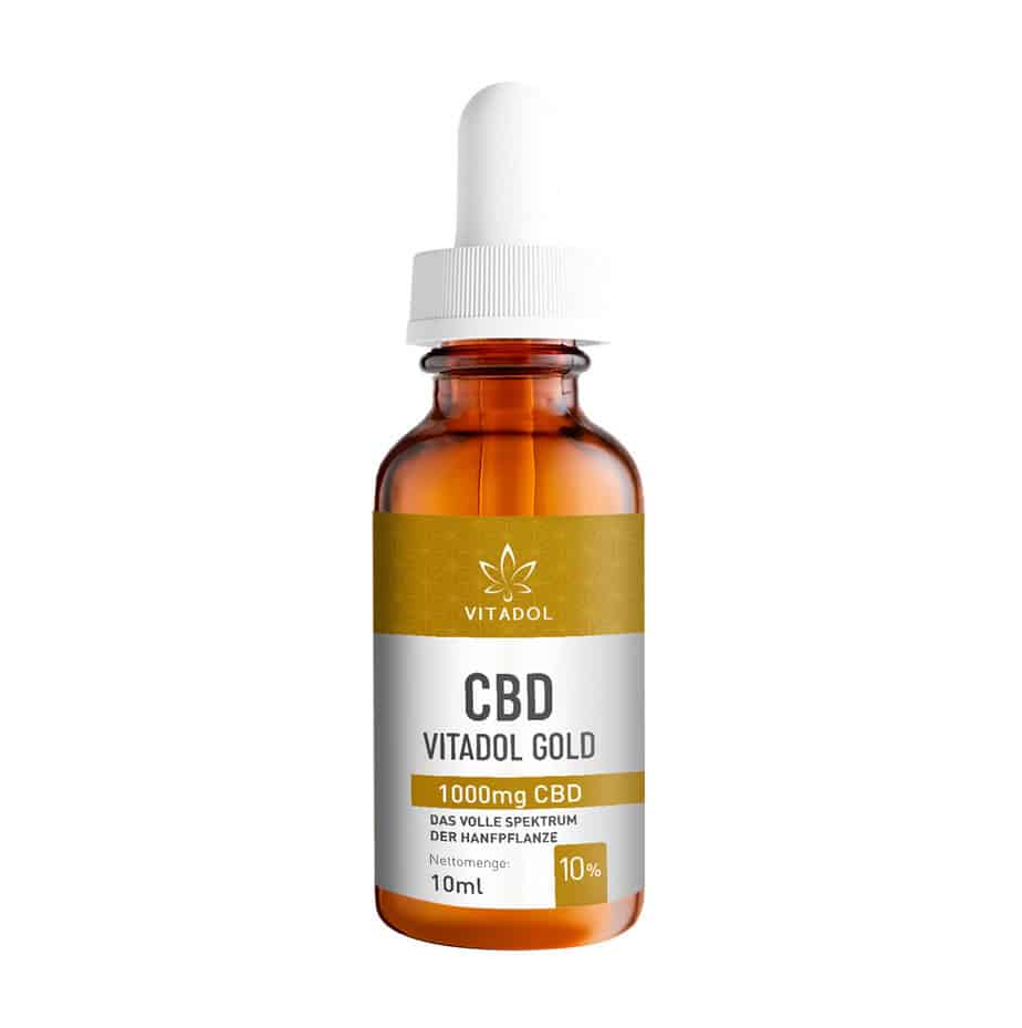 Vitadol Gold - Bio CBD Öl 10% (1.000mg) - 10ml