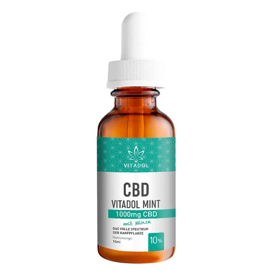 Vitadol Mint - Bio CBD Öl 10% (1.000mg) - 10ml